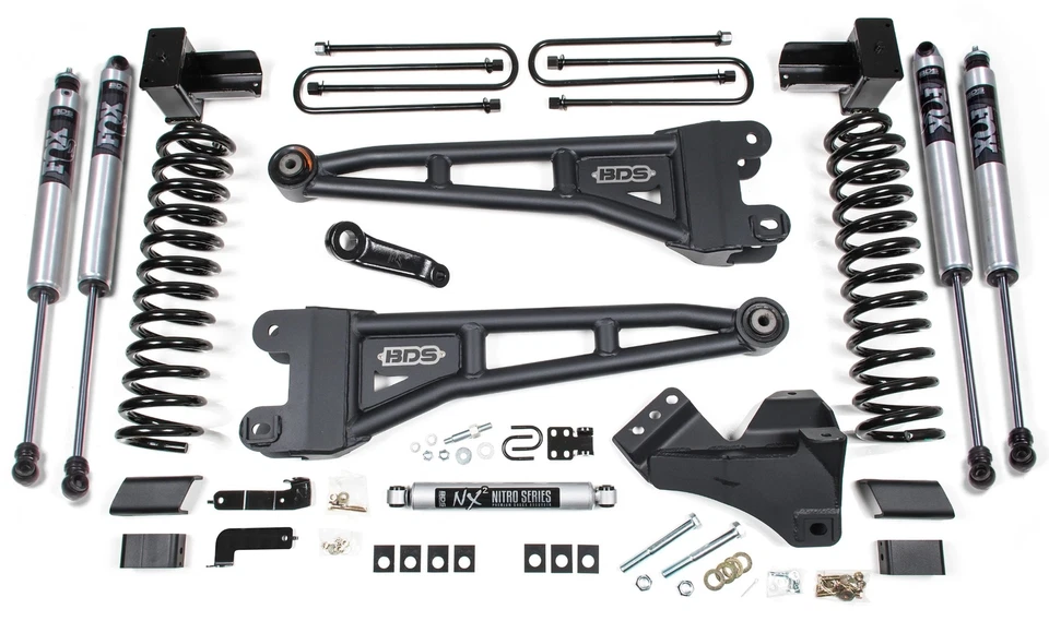 BDS 5" RADIUS LIFT,FOX 2.0,2023-2025 F250,F350 SUPER DUTY DIESEL 4WD,NO OVERLOAD - Image 1 of 1