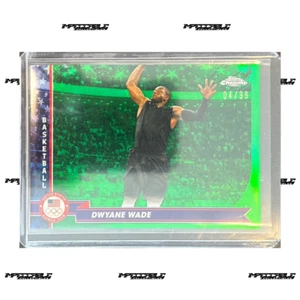 2024 Topps Chrome U.S. Olympics - Green #173 Dwyane Wade /99 - Picture 1 of 2