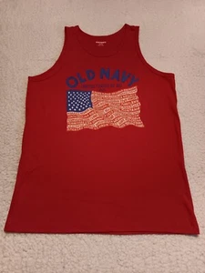 OLD NAVY GIRLS 2022 RED USA TANK TOP TSHIRTS SIZE XXL (18) - Picture 1 of 10