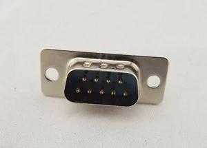 1x D-SUB DB9 9Pin Male Plug PCB RS232 Serial Solder Type Connector Socket PC Use - Picture 1 of 7