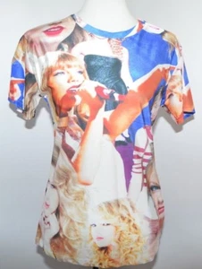 Camiseta ajustada para mujer Tayor Swift estampada total elástica M - Imagen 1 de 9