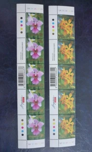 Singapore 2006 Orchid Vanda Joaquim, Mokara Lion's Gold 70c x 10 Stamps MNH - Picture 1 of 3