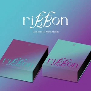 BAMBAM GOT7 1st Mini Album [riBBon] CD+Book+P.Card+Post+Sticker+Poster (On Pack) - Imagen 1 de 13