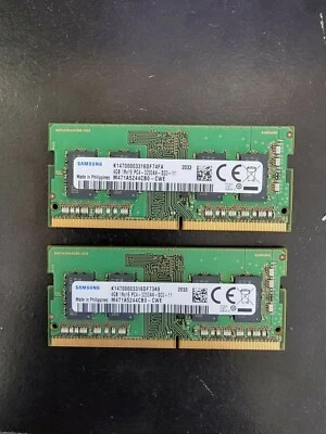 Samsung 8GB (4GBx2) DDR4 SODIMM RAM Module 3200MHz 260-Pin SDRAM (1008) - Image 1 of 2