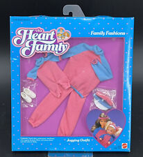 NEW vtg 1985 The Heart Family PINK JOGGING OUTFIT Fashions #2619 Mattel Barbie