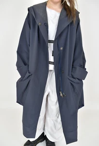 Abrigo LUUKAA AZUL MARINO corte relajado talla XXXL - Imagen 1 de 8