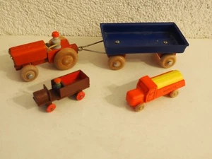 Erzgebirge, 3 Fahrzeuge, Traktor, Tankwagen, etc. - Bild 1 von 9