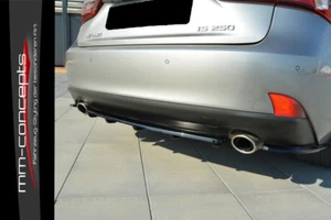 Difusor CUP enfoque para Lexus IS MK3 200T parachoques trasero V.2 CON vertical B NEGRO - Imagen 1 de 6