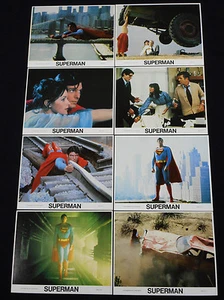 SUPERMAN 1978 * CHRISTOPHER REEVE * RARE 1ST PRINTING MINI LOBBY SET MINT UNUSED - Picture 1 of 5
