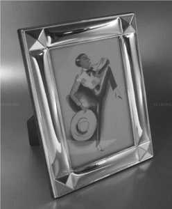 BEZAUBERNDER ART DÉCO FOTORAHMEN AUS MASSIVEM 925 STERLING SILBER+HOLZRÜCKEN(M2) - Picture 1 of 6