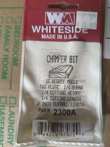 Whiteside Chamfer bit part #2300A Brand new. - Picture 1 of 1