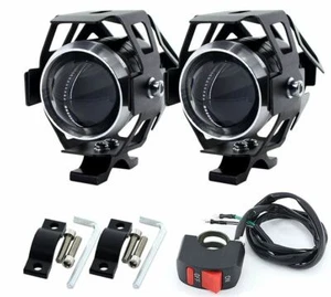 Faro auxiliar LED DRL de doble motocicleta U5 ~ niebla ~ con bolsa de viaje gratuita - Imagen 1 de 7