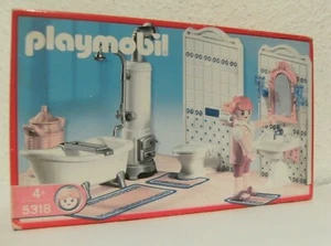 Playmobil bathroom with tub 5318 from 2003 new & original packaging dollhouse nostalgia bathroom - Picture 1 of 2