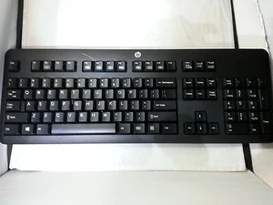 HP Hewlett Packard Wireless Keyboard KBRF57711 672648-002 701426-001 NO RECEIVER - Picture 1 of 3