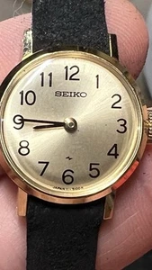 Vintage Seiko Damen 700290 Handaufzug läuft hält die Zeit schön  - Bild 1 von 14