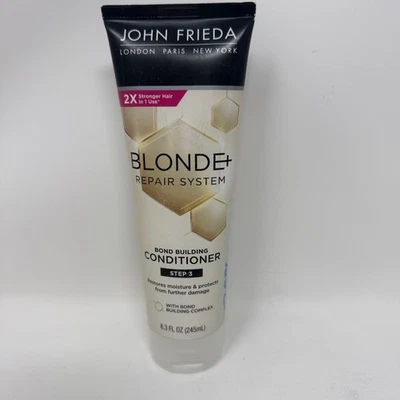 Acondicionador John Frieda Rubio Reparación Bond Building Paso 3 Nuevo Paquete Defectos Foto 1 de 4