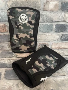 Jupiter Pair Knee Sleeves Compression Support Knee Braces Squats Weightlifting - Picture 1 of 7