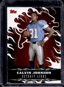 2007 Topps Calvin Johnson Red Hot Rookies Rookie RC #2 Lions - Picture 1 of 2