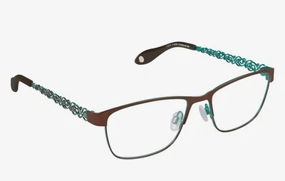FYSH F-3576 715 Brown Emerald Eyeglasses FRAMES 135 UK Urban Eyewear 52-16-135 - Image 1 of 4