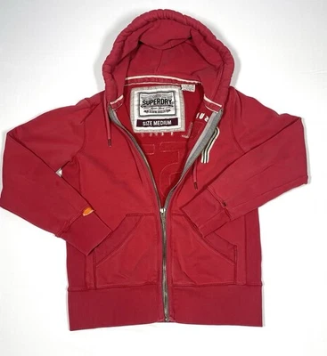 Superdry Zip-Up Sweatshirt Men Medium Hoodie Jacket Japan Heavyweight Cotton 57 Foto 1 de 4