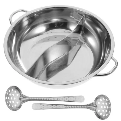  Pentola in Acciaio Inox Con Coperchio Inossidabile Forniture Cucina - Immagine 1 di 4