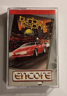 TURBO ESPRIT - Encore version - Commodore 64 C64 C128 - TESTED see photos - Image 1 of 4