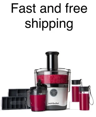 Nutribullet Juicer Pro 1000 Watt Centrifugal Juicer 27 Oz,2 Togo Bottle Silver - Image 1 of 4