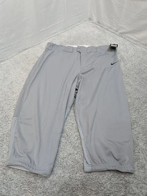 Pantalones de béisbol Nike Vapor Select High "Knicker" gris/negro tubo para hombre talla 3XL. Foto 1 de 4