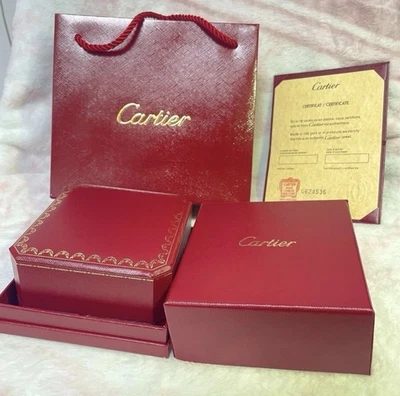 Love Bracelet Box Clou Gift Bag Cartier Jewelry Empty Box Certification Card - Image 1 of 4
