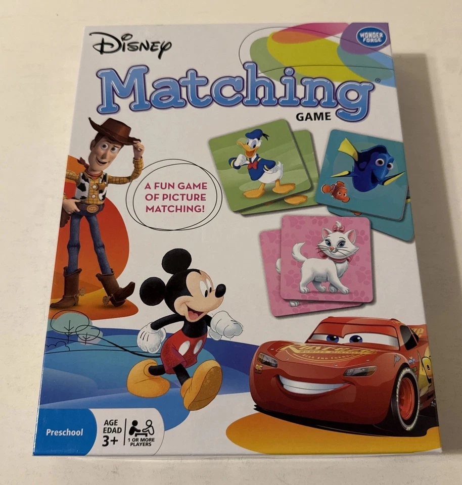 Disney Matching Game by Wonder Forge - 2018 Edition - Complete!  Ages 3+ - Image 1 of 3