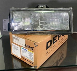 89-90 CADILLAC DeVille Fleetwood Left Driver Headlamp Headlight Assembly - Picture 1 of 13
