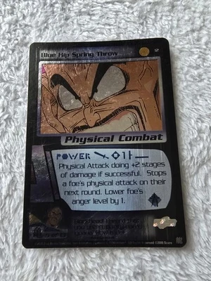 DBZ Dragon Ball Z FOIL Blue Hip Spring Throw 12 CCG Limited Saiyan Saga MP  - Image 1 of 4