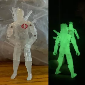 Gi Joe Cobra 1984 Storm Shadow Green GID Color Variant Rare Limited Run Custom - Picture 1 of 10