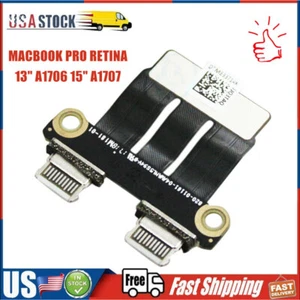 USB-C for Macbook Pro 13" 15" A1706 A1707 A1708 Power Board DC Jack 2016 2017 - Afbeelding 1 van 6