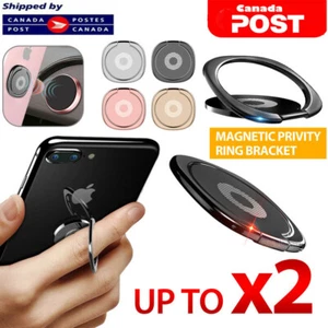 Ultra Thin Magnetic Phone Holder Mount Finger Ring Stand For Cell Phone Tablet - Picture 1 of 16