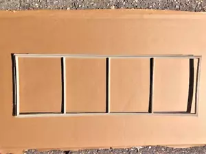 Garage Door Window Insert, Wayne Dalton, Sonoma, Stockton 4 Lite, Taupe - Picture 1 of 1