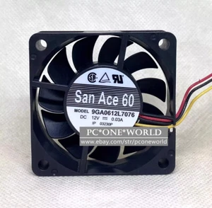 Sanyo 6015 6CM 9GA0612L7067 12V 0.03A silent DC cooling fan - Bild 1 von 2