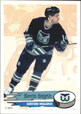 1995-96 Panini Stickers Whalers Hockey Card #30 Kevin Smyth