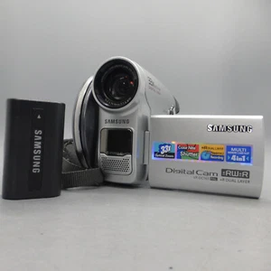 Samsung VP-DC163 Handheld DVD-RW Camcorder Silver Tested - Picture 1 of 8