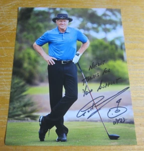 Greg Norman Golfista Autografiado Firmado 8X10 Fotografía PGA Tour Golf Salón de la fama - Imagen 1 de 2