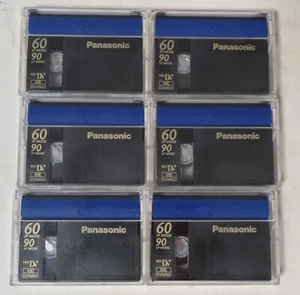6 Stück Panasonic ME DVM60 Mini Videokassette gebraucht - Imagen 1 de 2