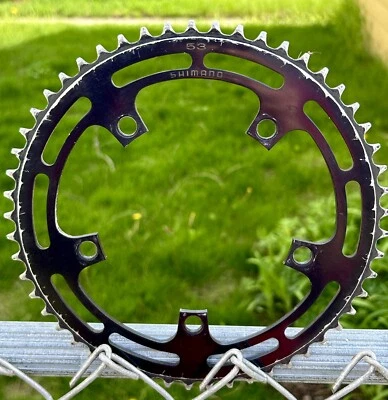Shimano 53T Chainring Old School BMX 130BCD Vintage Dura Ace 600 Takagi Sprocket - Image 1 of 4
