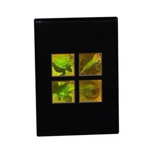 3D Nature 4-up 2-Channel Hologram Picture DESK STAND, Polaroid Photopolymer Film - Picture 1 of 7