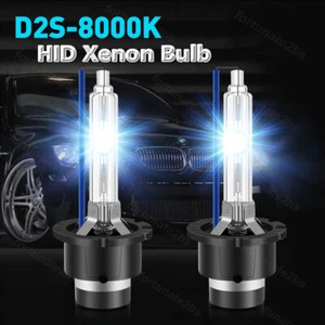 PAIR 8000K D2S D2R D2C HID Xenon Bulbs Factory Headlight HID Replacement Blue US - Picture 1 of 12