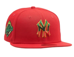 Yankees New Era 59FIFTY 1996 World Series Patch Red Black Green Fitted 7 1/4 NWT - Picture 1 of 7
