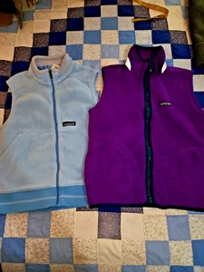 YOUTH VEST Patagonia Synchilla USA Made Fleece Jacket Coat FITS WOMENS SMALL XS - Picture 1 of 5