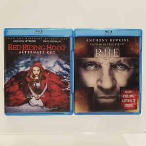 Blu-Ray Horror/Thriller/Fantasy Movies Lot - Red Riding Hood & The Rite - Picture 1 of 11