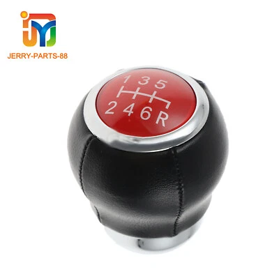 Perilla de cambio de cuero 6 velocidades para Subaru Outback Impreza Forester 2010-2018 Foto 1 de 4