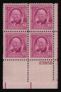 #960 3c William Allen White, Plate Block [23858 LR] Mint **ANY 5=FREE SHIPPING** - Picture 1 of 1