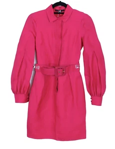 Mini Vestido Vaina GUCCI 2013 Cerise Rosa Seda Tejido Manga Globo 36 - Imagen 1 de 16